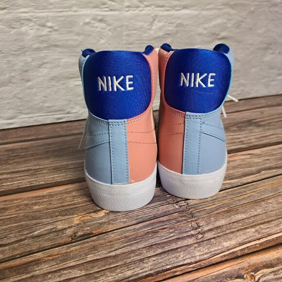Nike Blazer Mid  Nike Blazer Mid \'77 SE Dance sneaker in Cobalt Bliss/red stardust/optic yellow